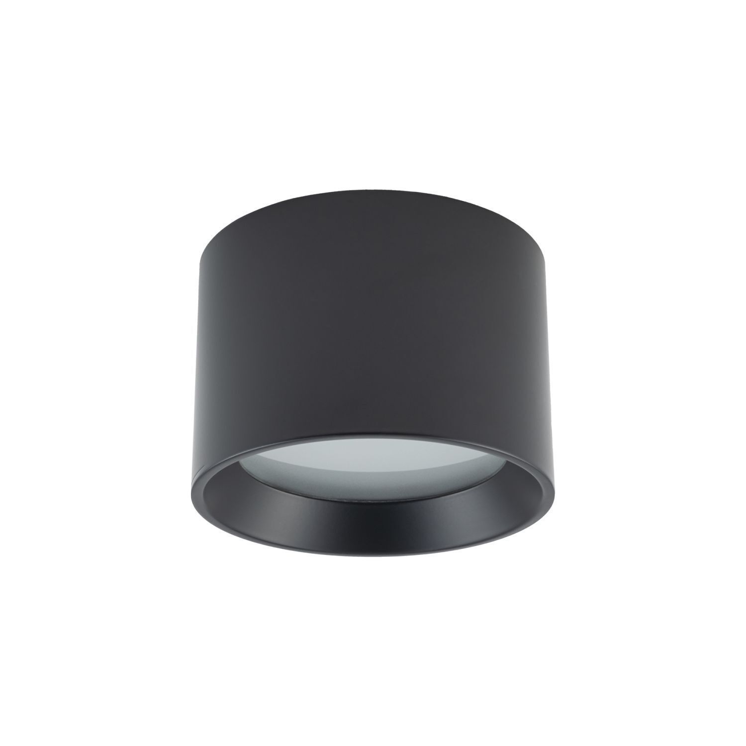 Spot de plafond noir aluminium GX53 IP54 L:10 cm apparent