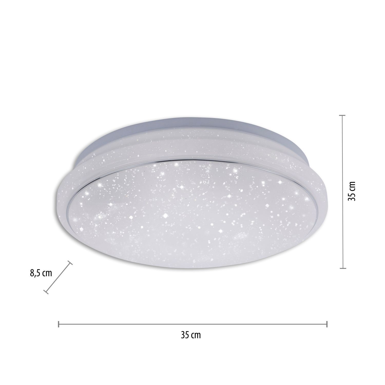 Lampe de plafonnier LED Ciel de nuit dimmable RGB 2700-5000 K Deckenleuchte, Leuchte
