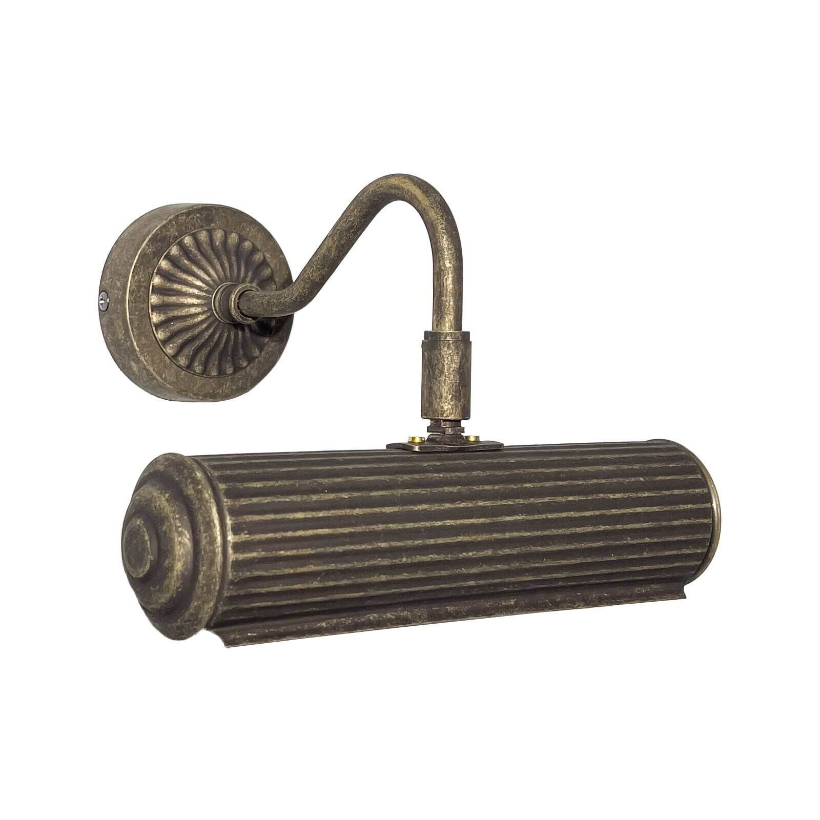 Lampe à tableau laiton L : 21,5 cm orientable en bronze E14
