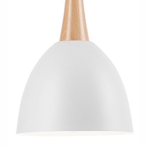Suspension stylée FAELLA Blanc rond table à manger