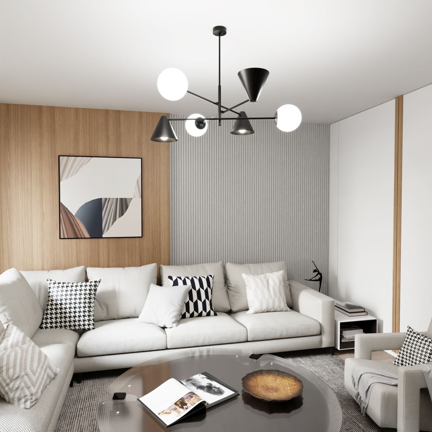 Dekoration für Zuhause, Wohnzimmer, Couch, Tabelle, Innenarchitektur