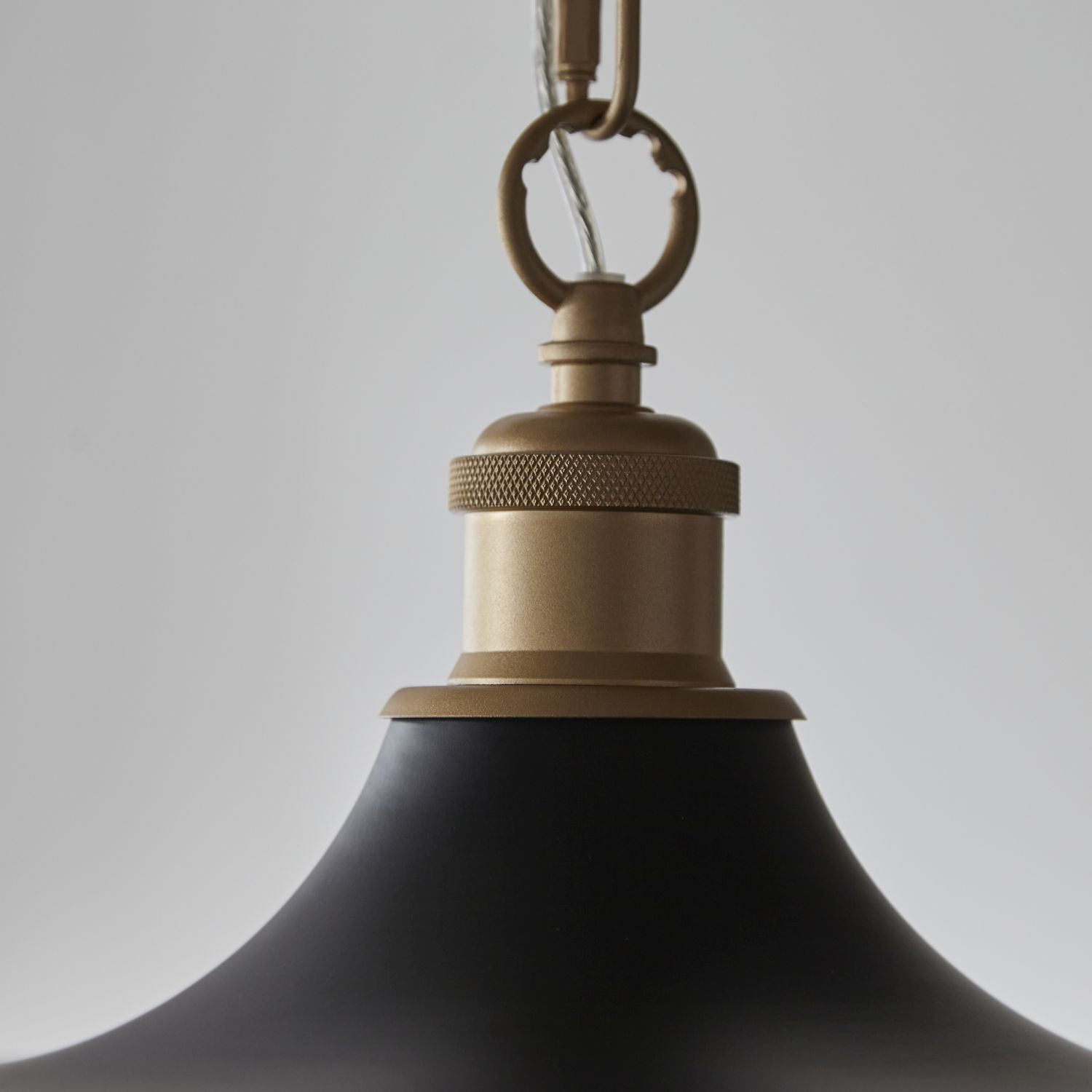 Suspension noir or rond Ø 50 cm métal E27 ADAM