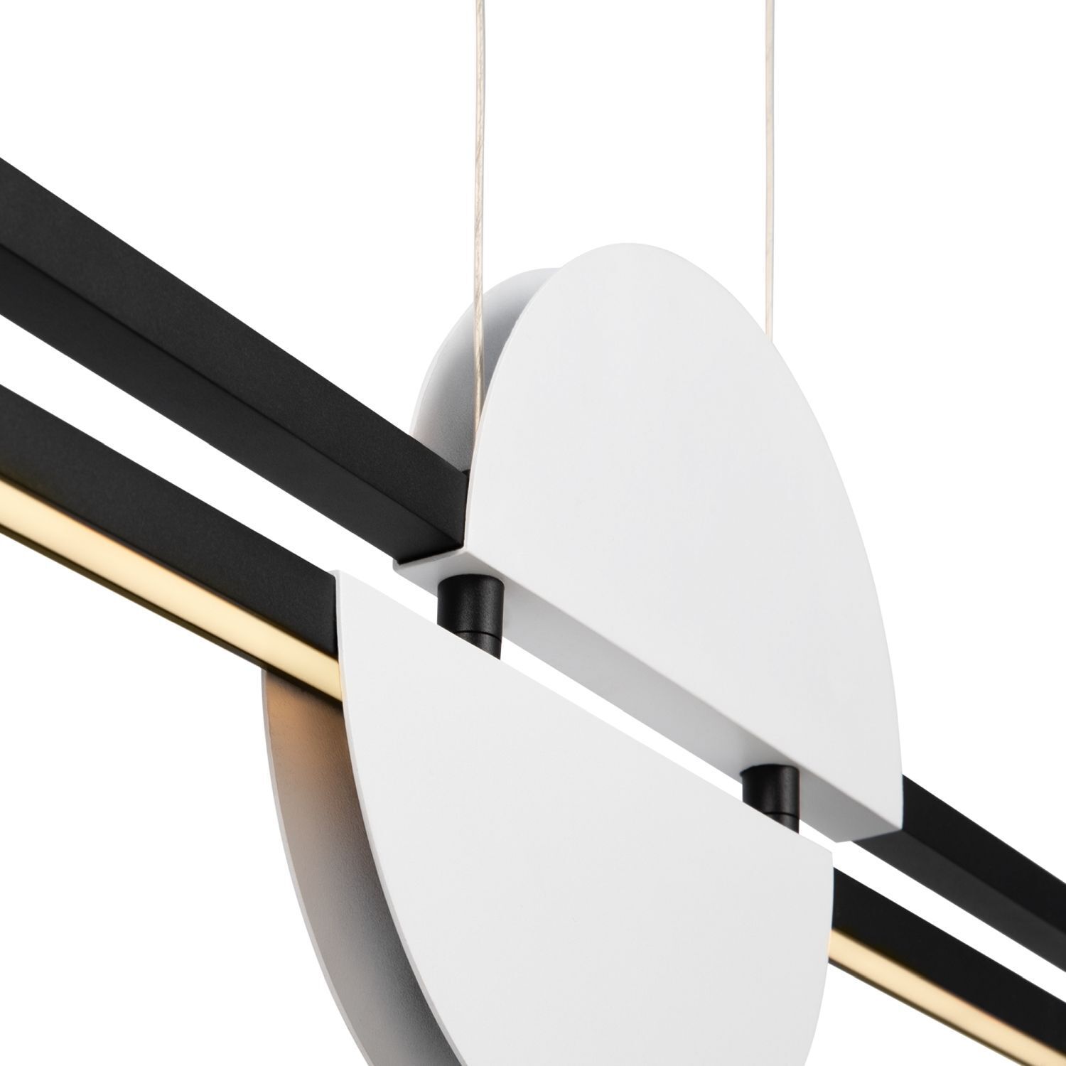 Lampe à suspendre LED Aluminium Métal H : max. 204 cm allongée