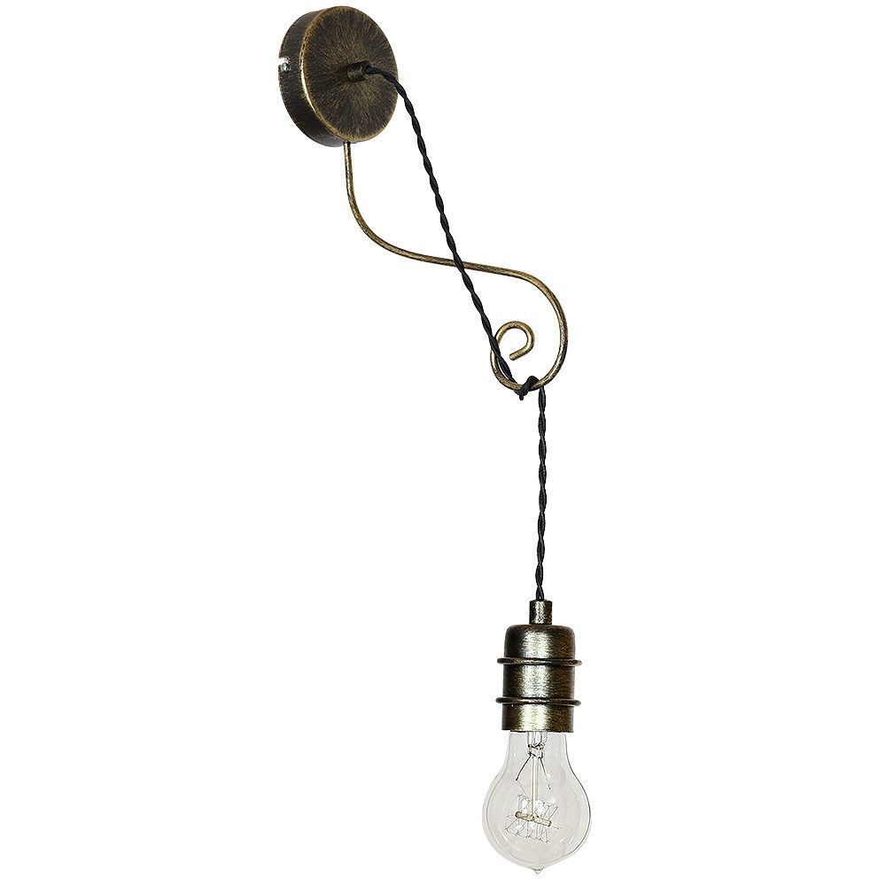 Applique murale MALVIN en laiton vieilli Licht