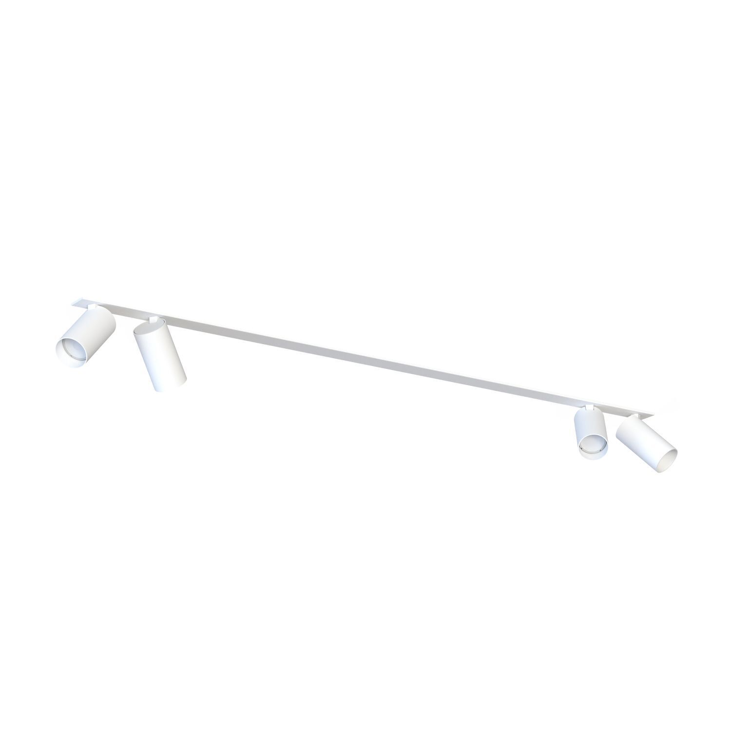 Spot de plafond blanc encastré 118 cm de long 4-flamme blanc GU10