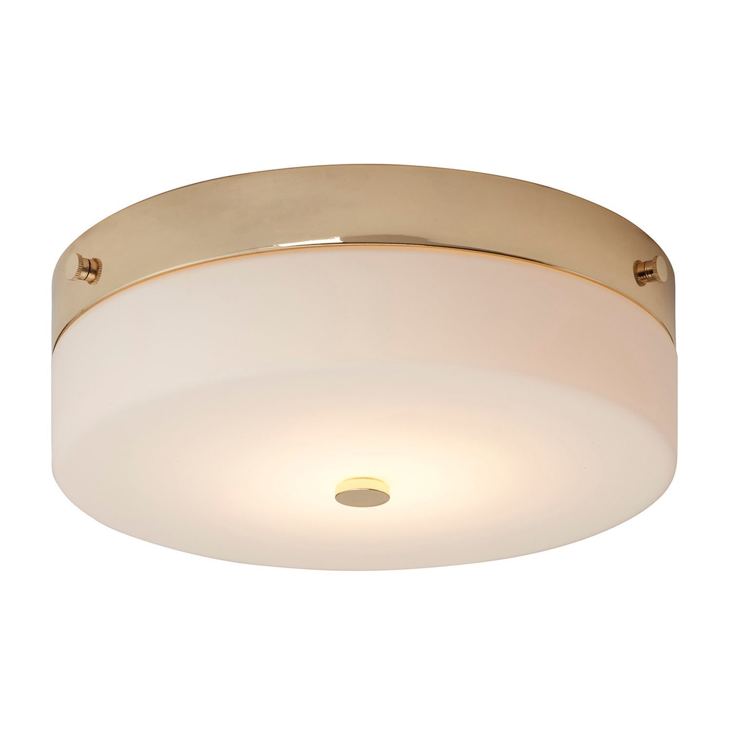 Plafonnier de salle de bain JANJA en or IP44 Ø30cm Lampe