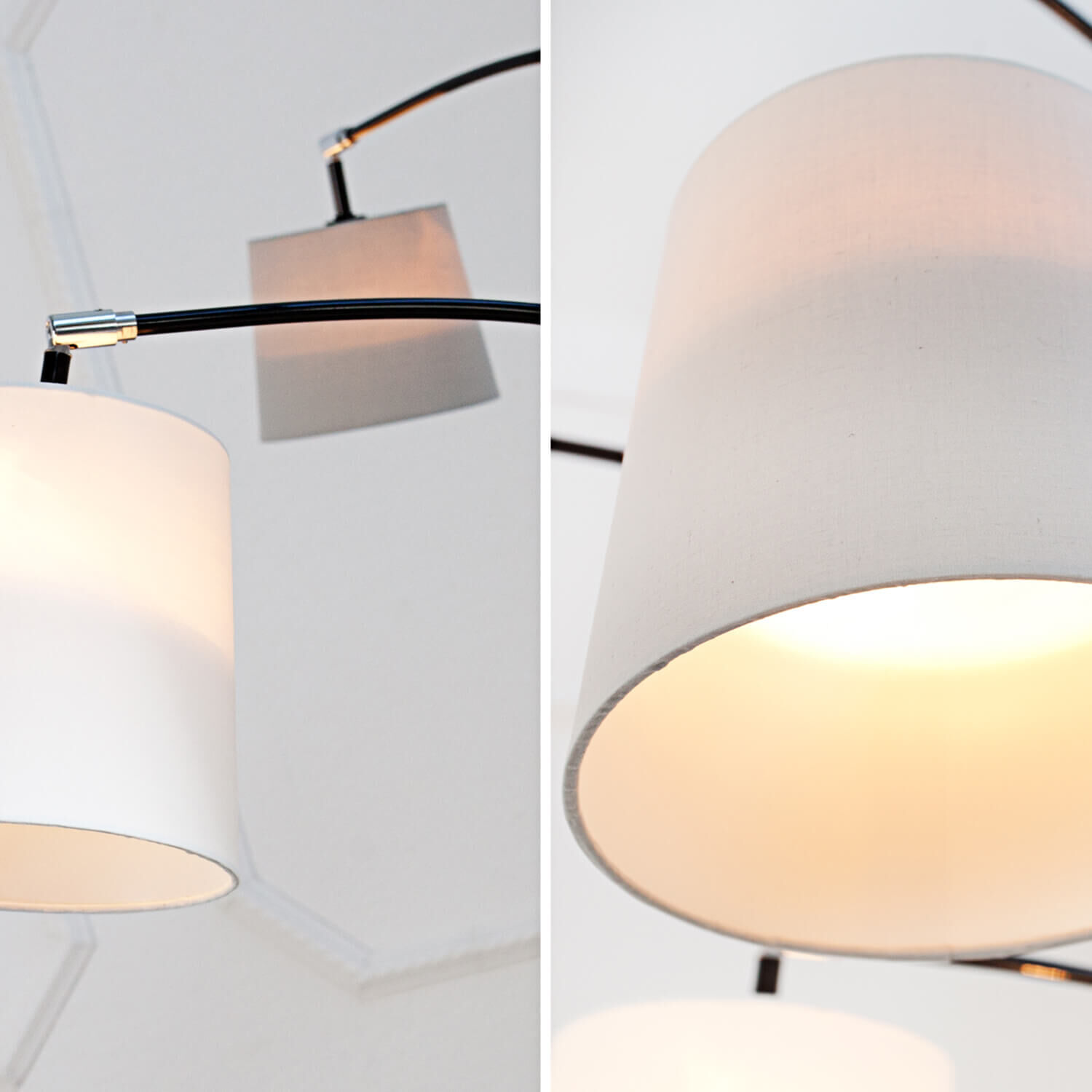 Lampadaire stylé Design moderne 200cm flexible Lampe, Lampenschirm