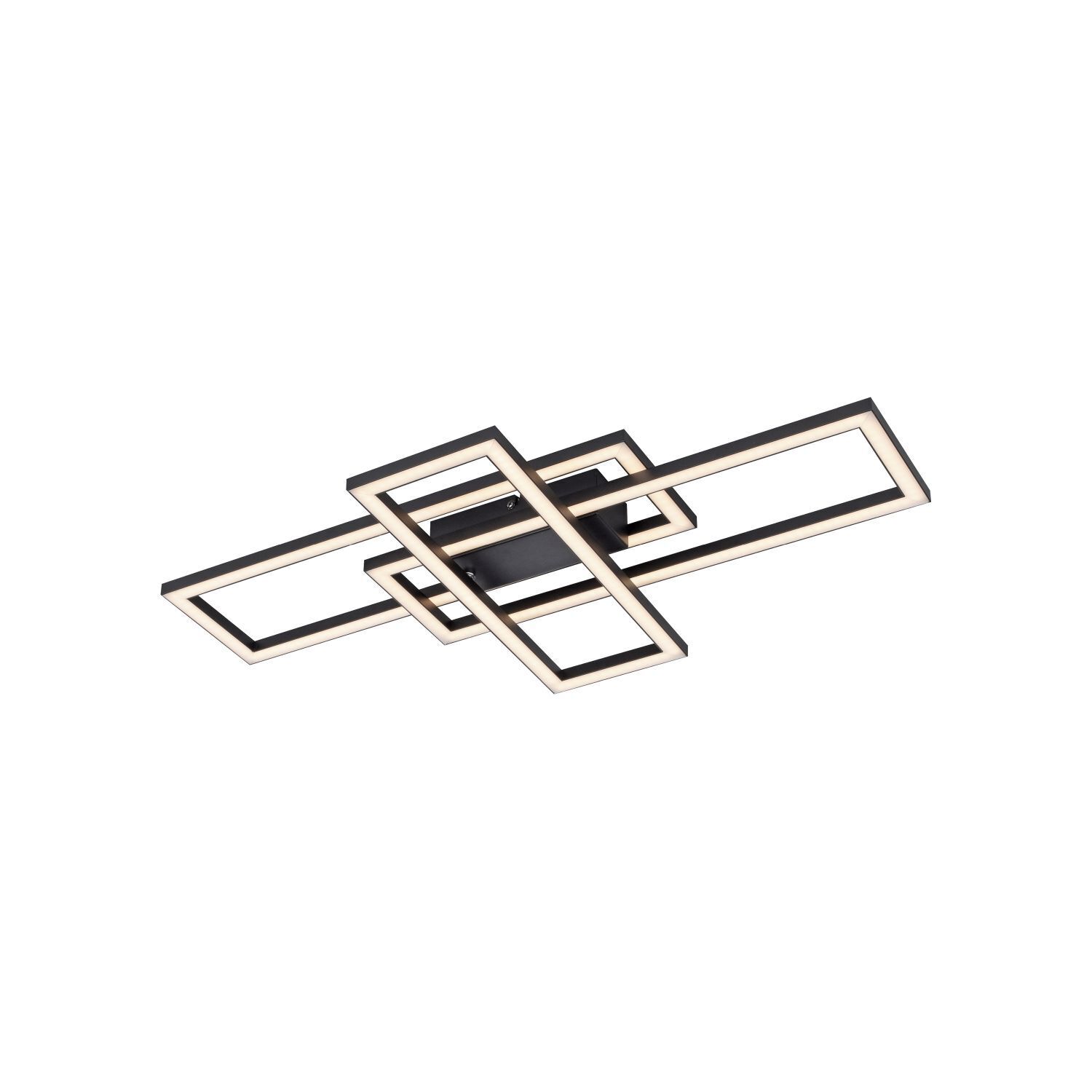 Plafonnier LED à intensité variable noir 19 W 3000 K orientable