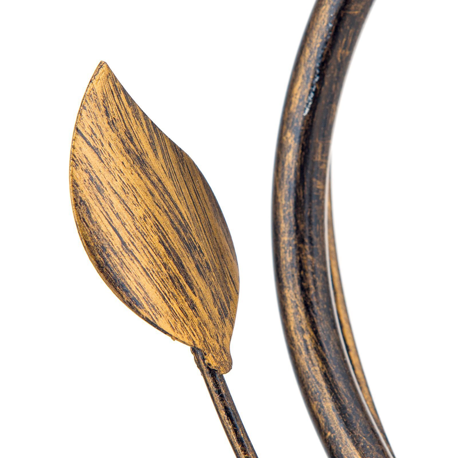 Blatt, Metall, Bronze, antik, gekrümmt