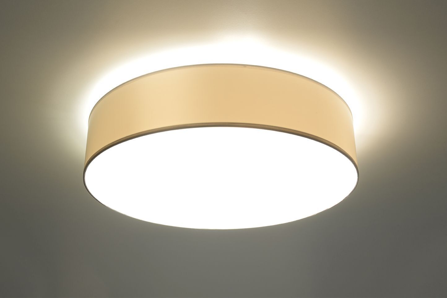 Plafonnier blanc rond Ø 55 cm 4x E27 faible éblouissement Moderne