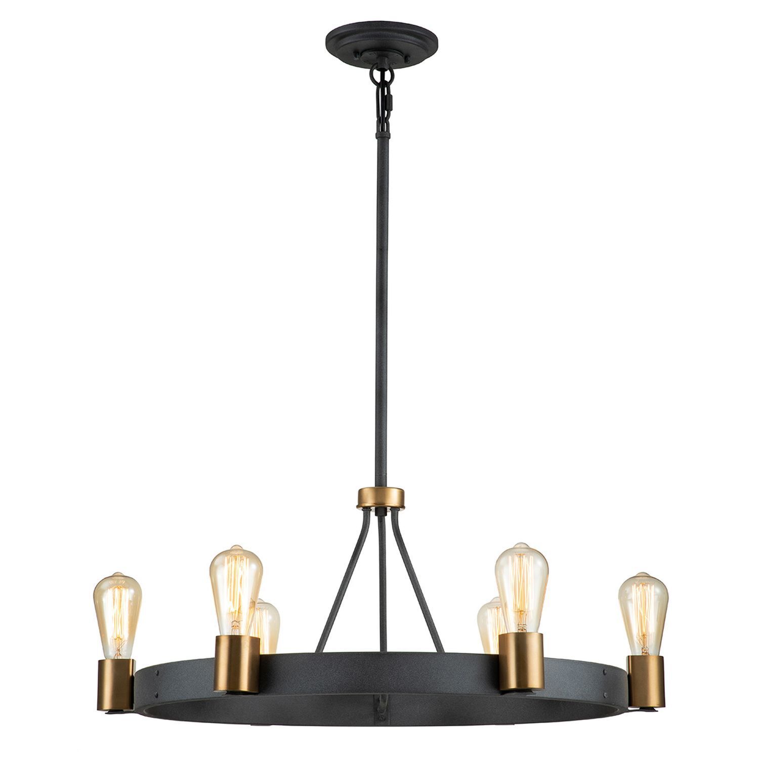 Lustre métal rond Ø 72,3 cm H : max. 119,8 cm E27
