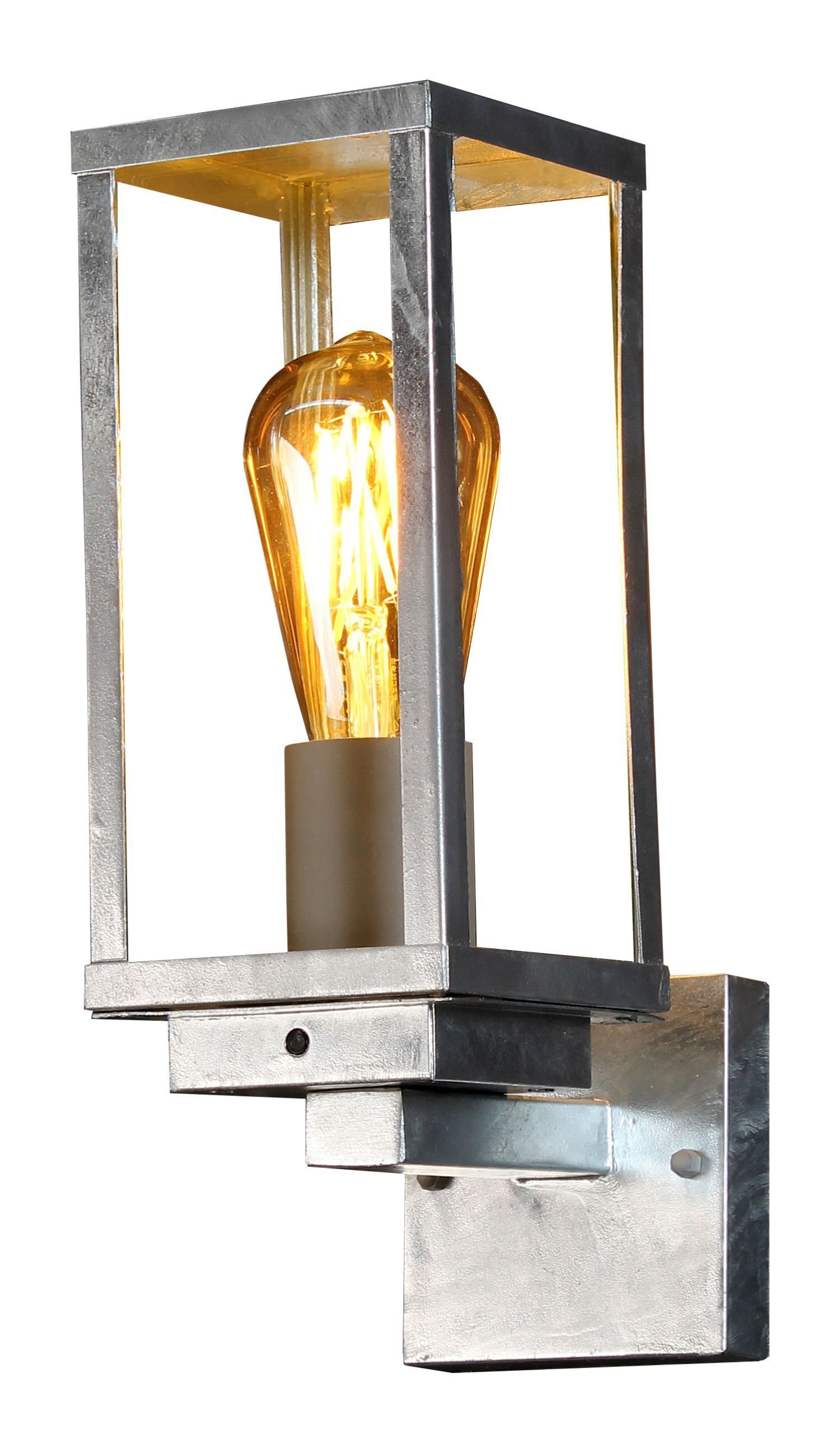 Applique vintage aluminium en zinc IP44 E27 L:11 cm