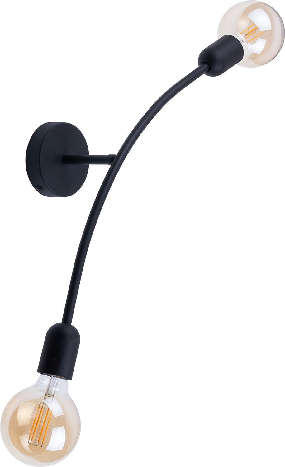 Applique rétro NOKO noir couloir escalier lampe