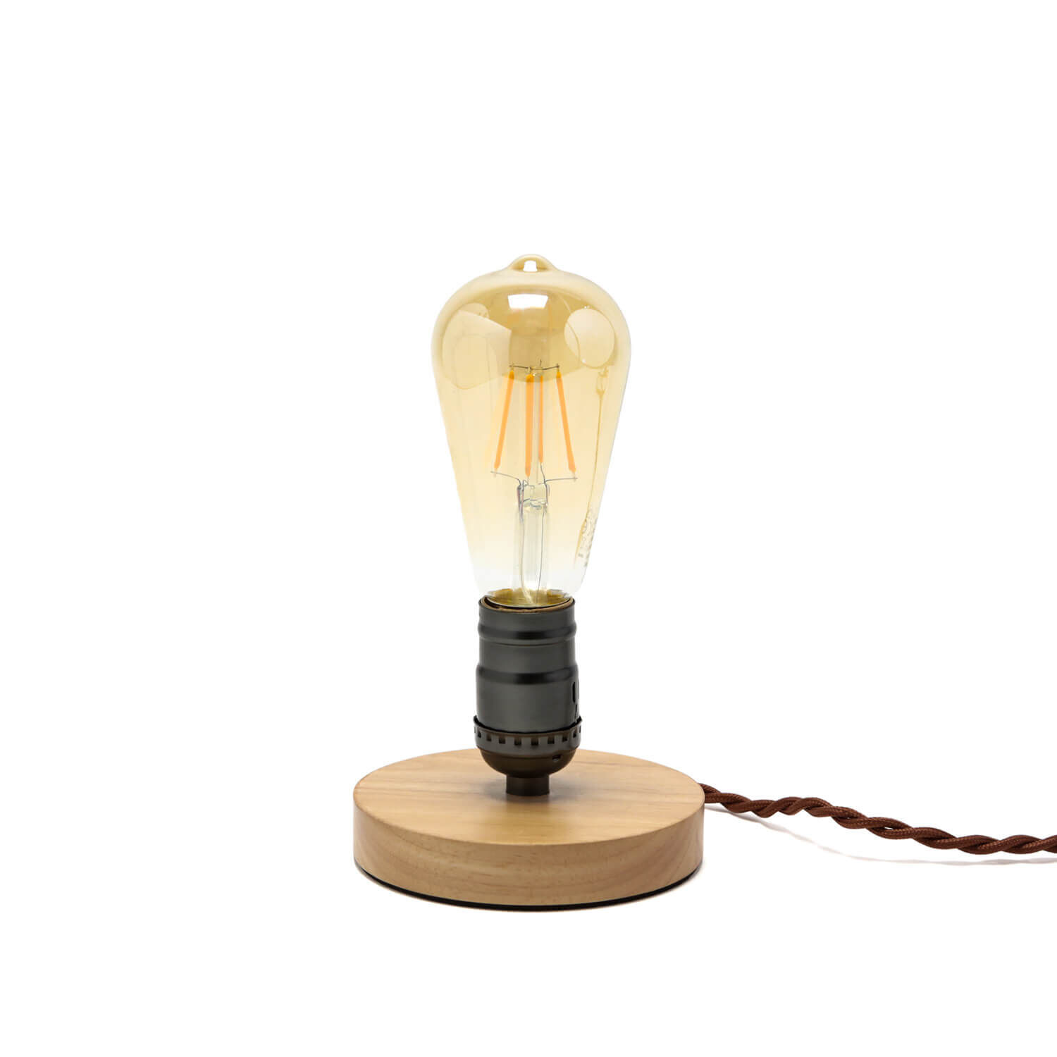 Lampe de table design industriel métal E27 petite