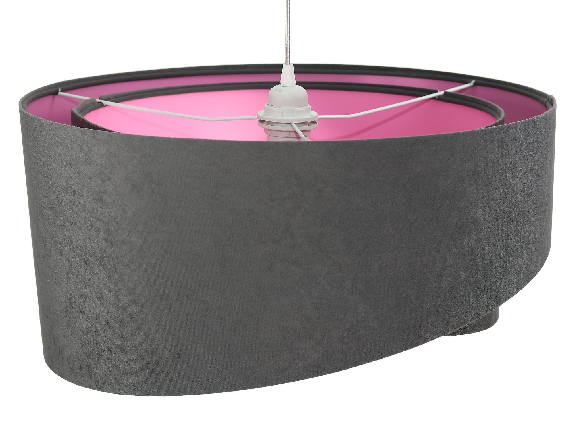 Tissu Suspension BRANDO Gris Rose Ø50cm