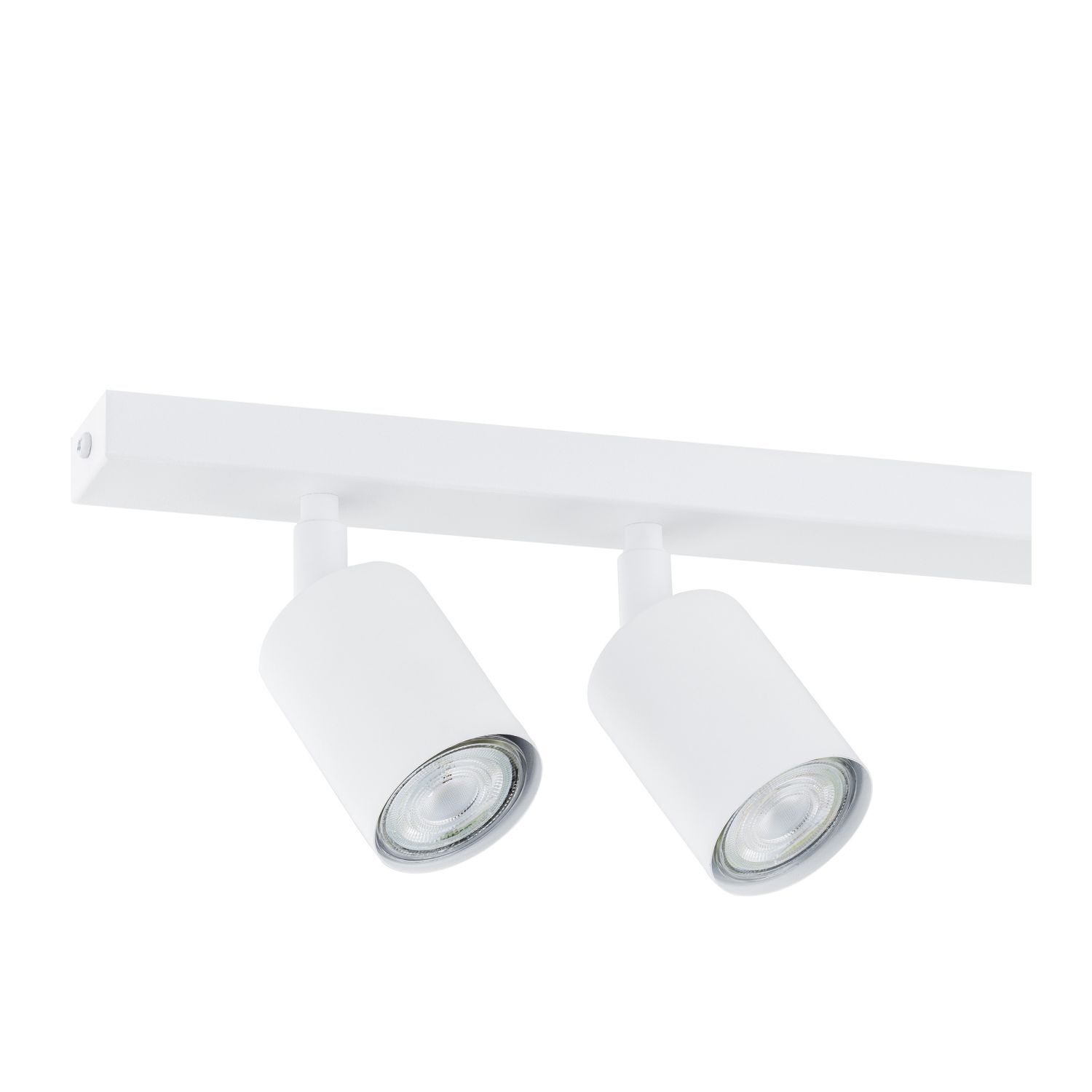Projecteur de plafond blanc 116 cm de long métal GU10 6-flamme