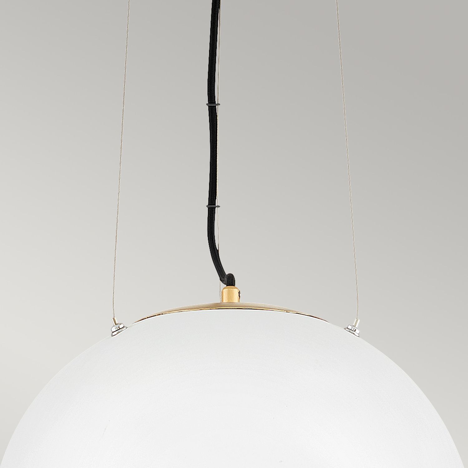 Suspension en métal ronde Ø 35,6 cm H : max. 297,2 cm