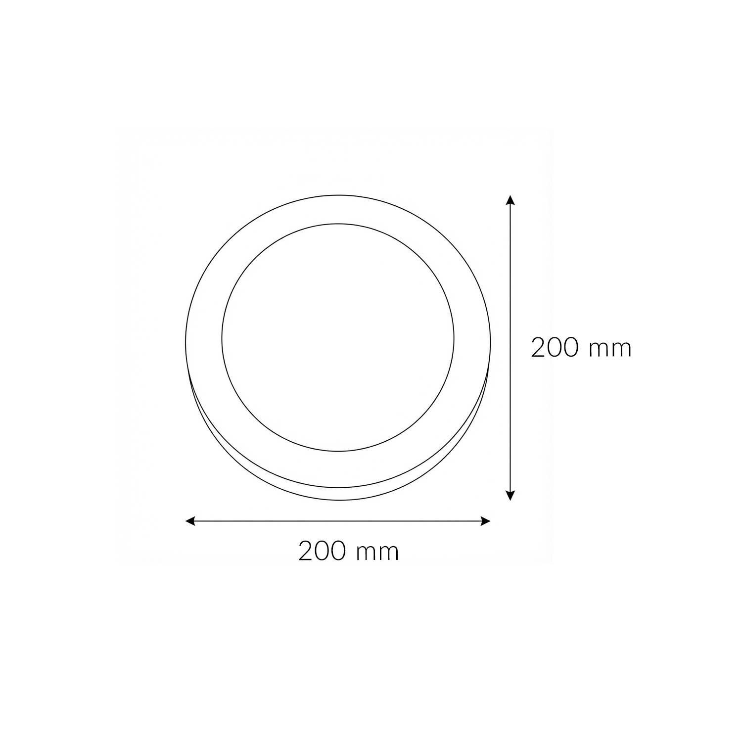 Küchenabdeckung, Ring, Durchmesser200mm, Platte, Rund