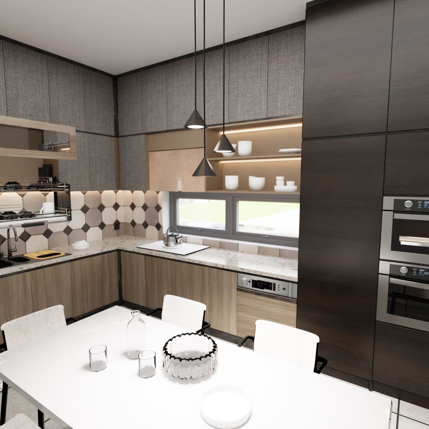 Drinnen, Innenarchitektur, Küche, Tasse