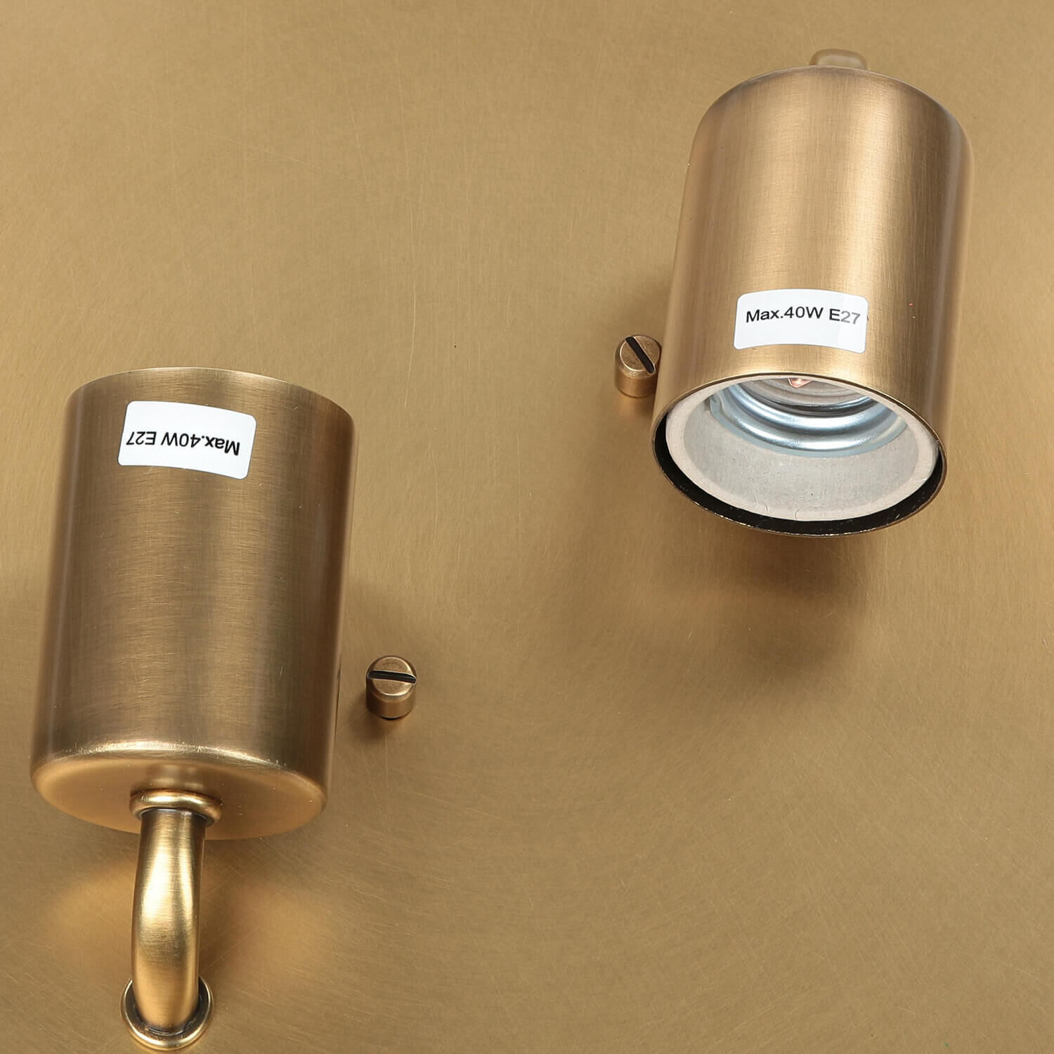 Plafonnier de salon en laiton Art Nouveau Beleuchtung, Bronze