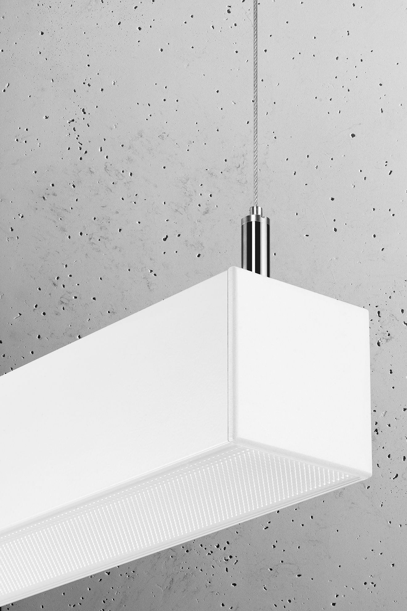 Lampe à LED suspendue Blanc 150 cm grande faible éblouissement 4000 K