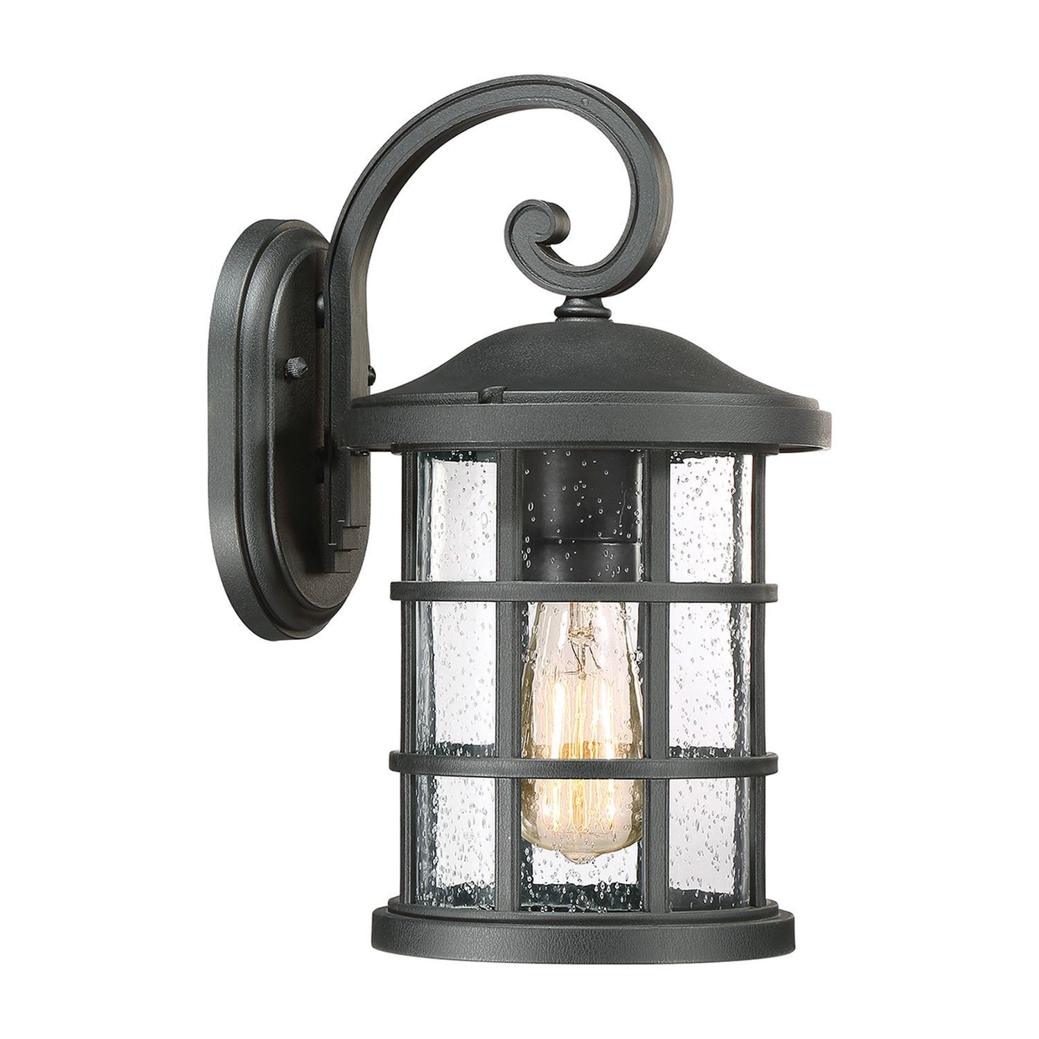 Lampe d'extérieur Mur IP44 E27 Verre Rustique Cour Maison