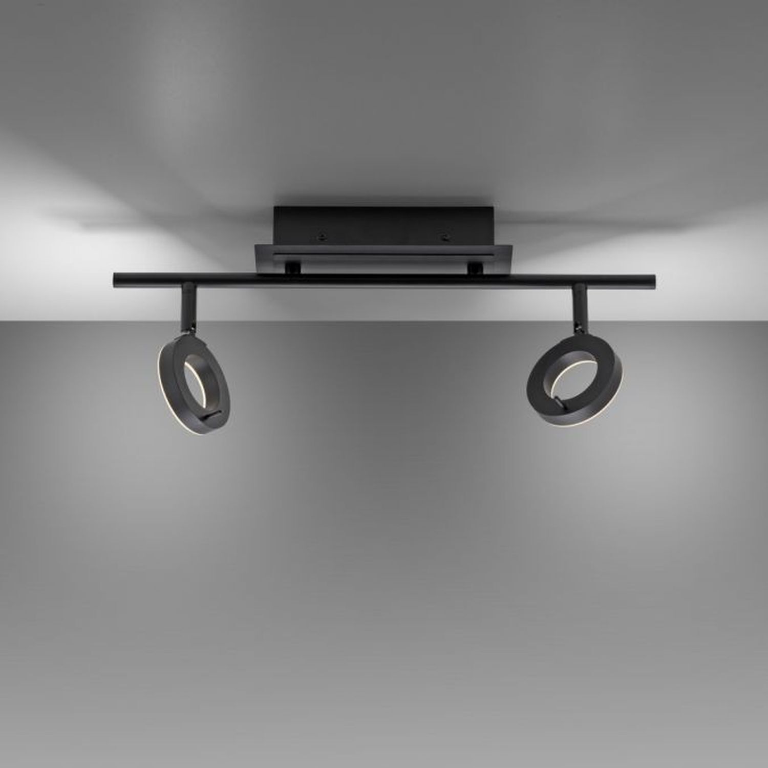 Spot de plafond LED flexible anthracite IP44 50 cm à faible éblouissement Ablage, Elektronik, Hardware