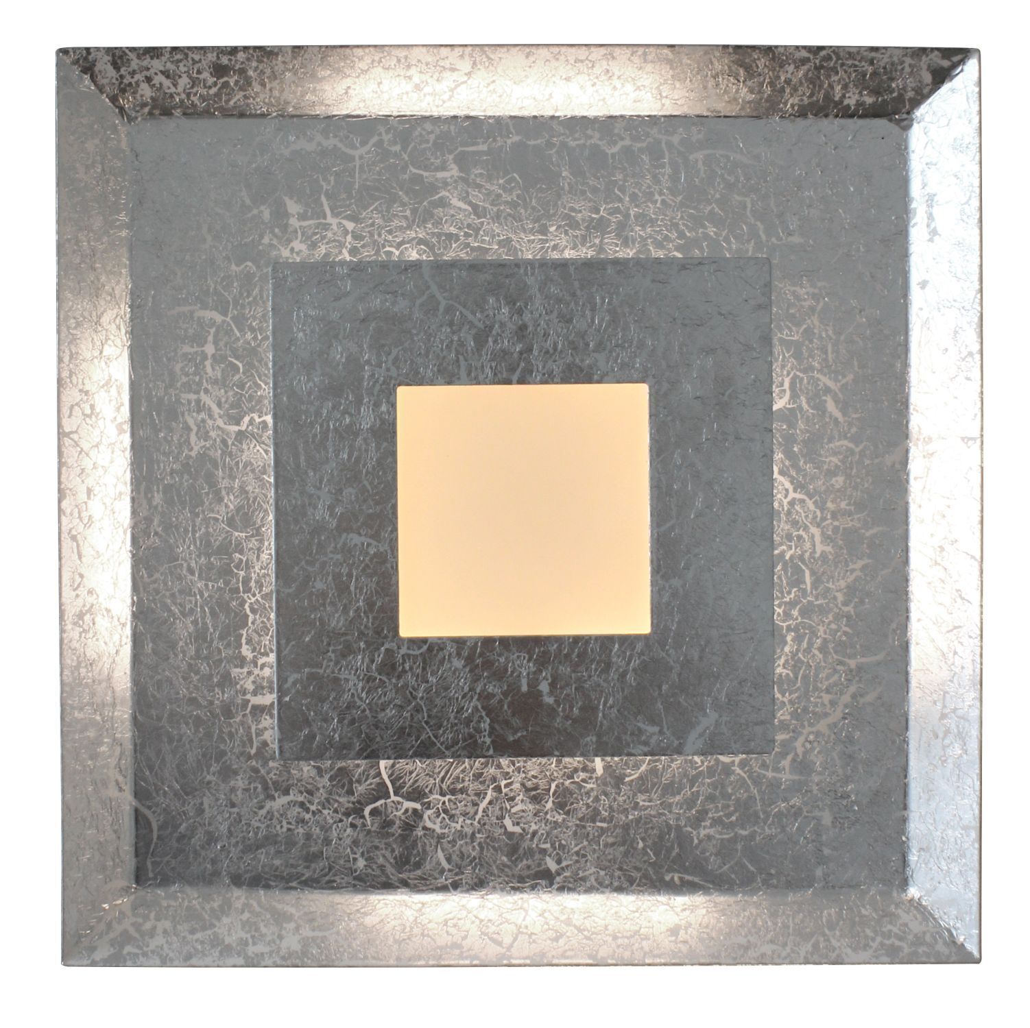 Applique LED Métal Argent L:32 cm Applique Plafond à intensité variable