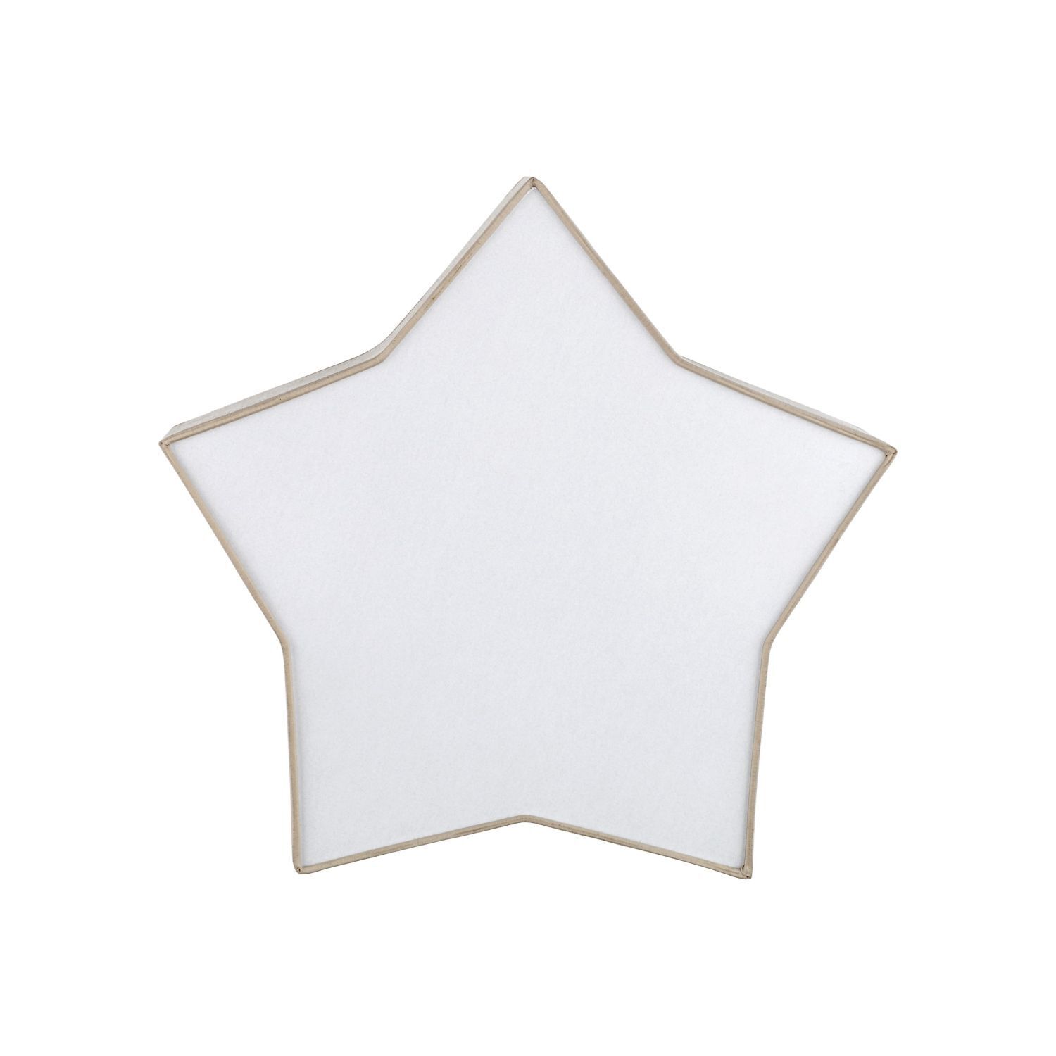 Kinderzimmerleuchte Leinen 45 cm lang Stern Weiß Beige 2x E27 Sternsymbol, Symbol