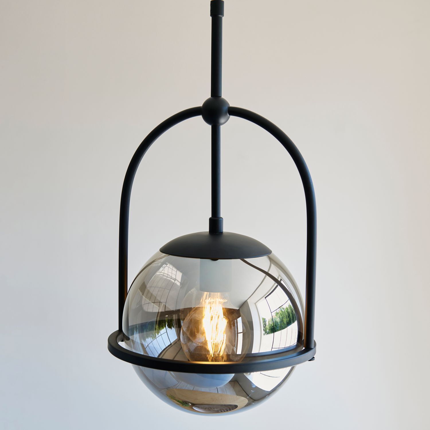 Plafonnier Boule Abat-jour rond Ø 27,5 cm réglable en hauteur
