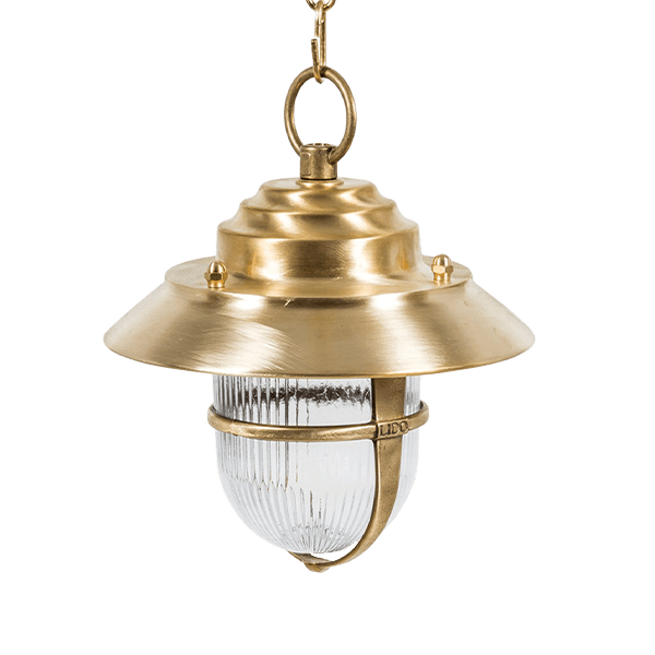 Lampes en laiton Lampenaufsatz, Hängelampe, Messing, Gläsernes Leuchtteil, Brass-Lampe