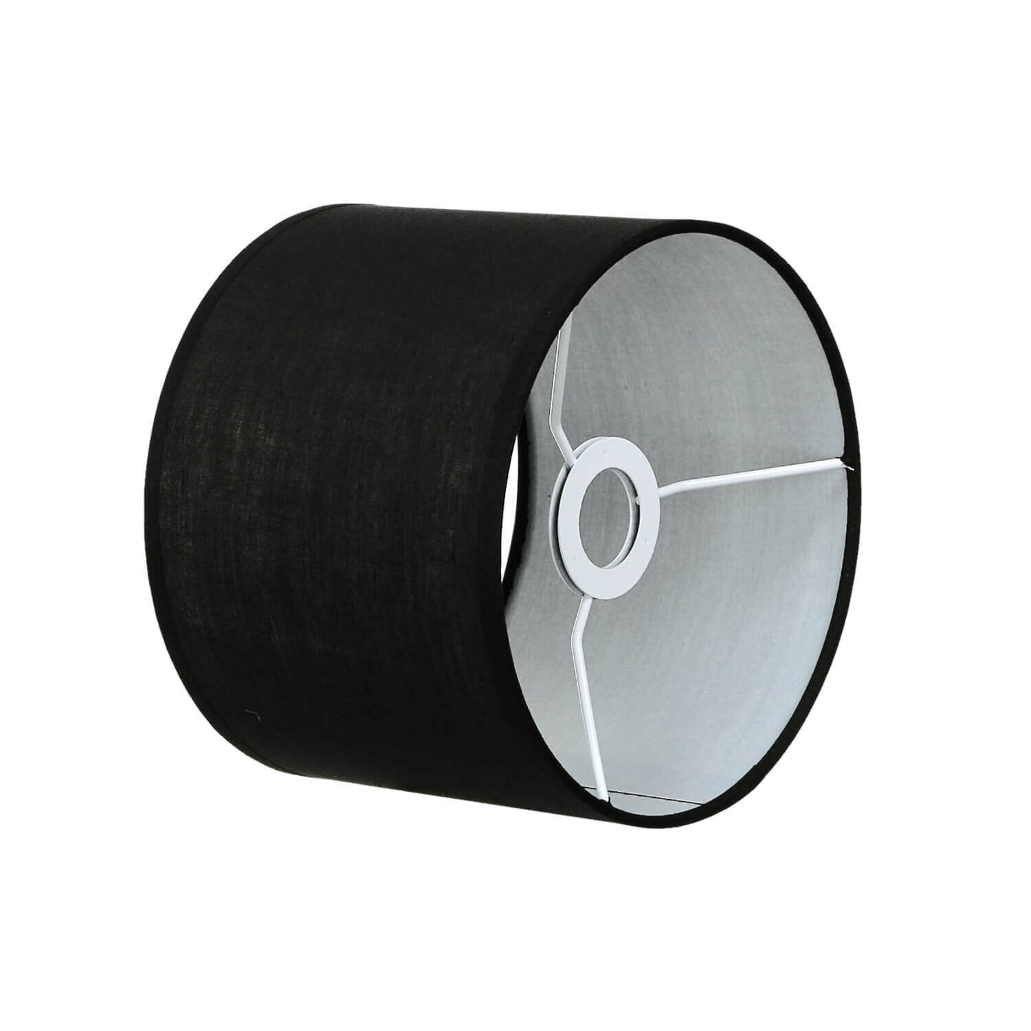 Abat-jour en tissu noir pour lampe de table E14 Abat-jour en tissu noir pour lampe de table E14