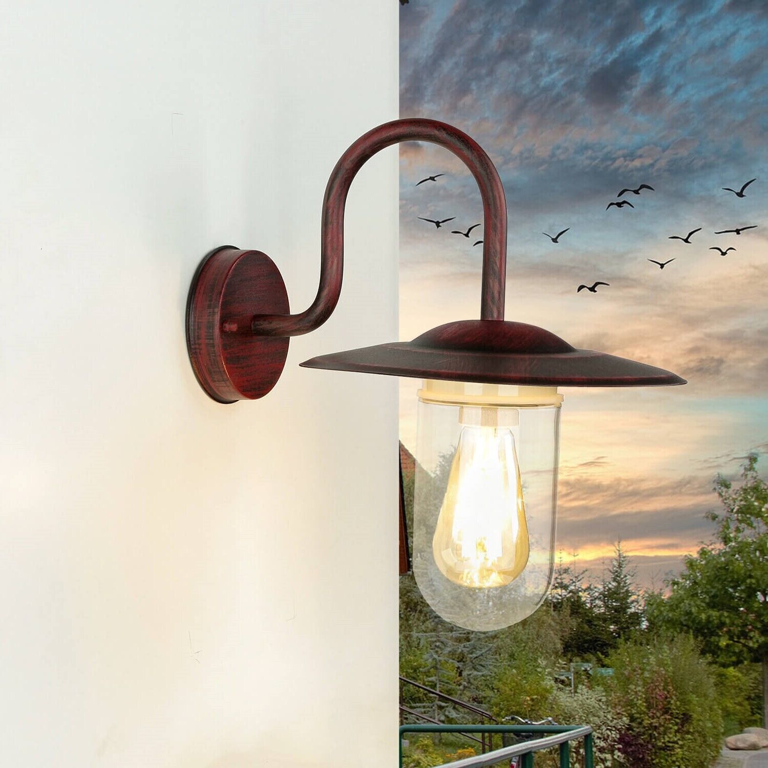 Tier, Vogel, Lampe