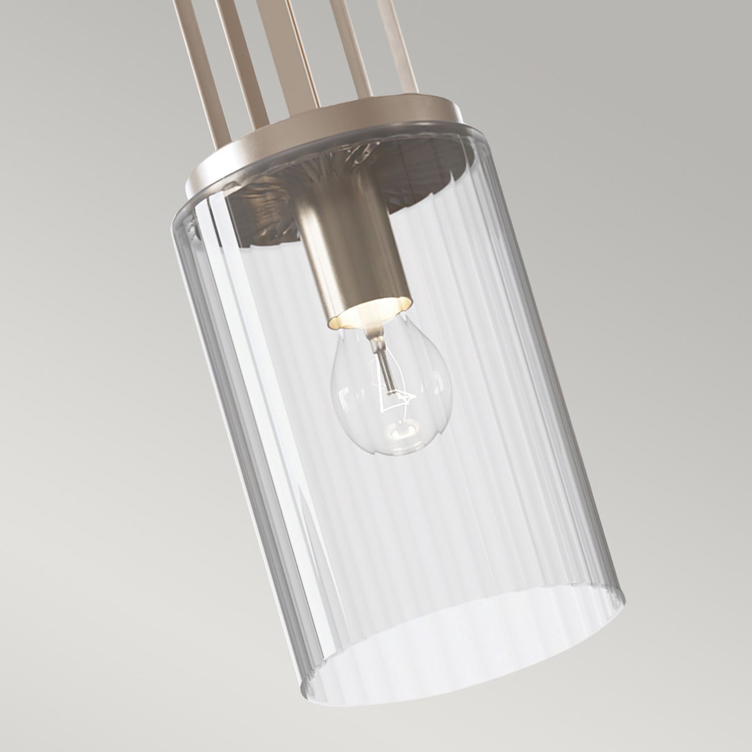 Lampe à suspendre Abat-jour en verre Ø 17,8 cm H : max. 176,5 cm Art déco