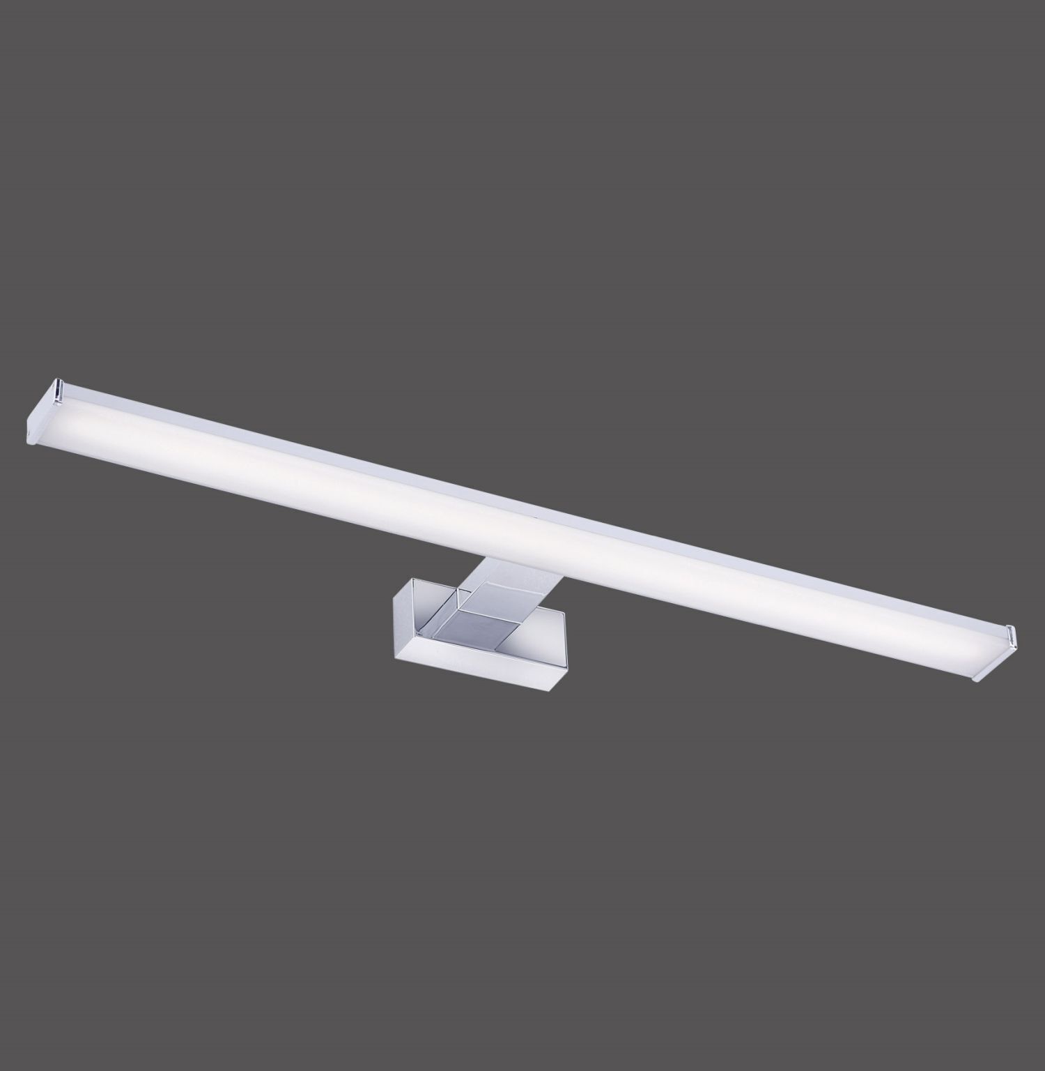 Applique LED en métal chromé 1550 lm blanc neutre 60 cm