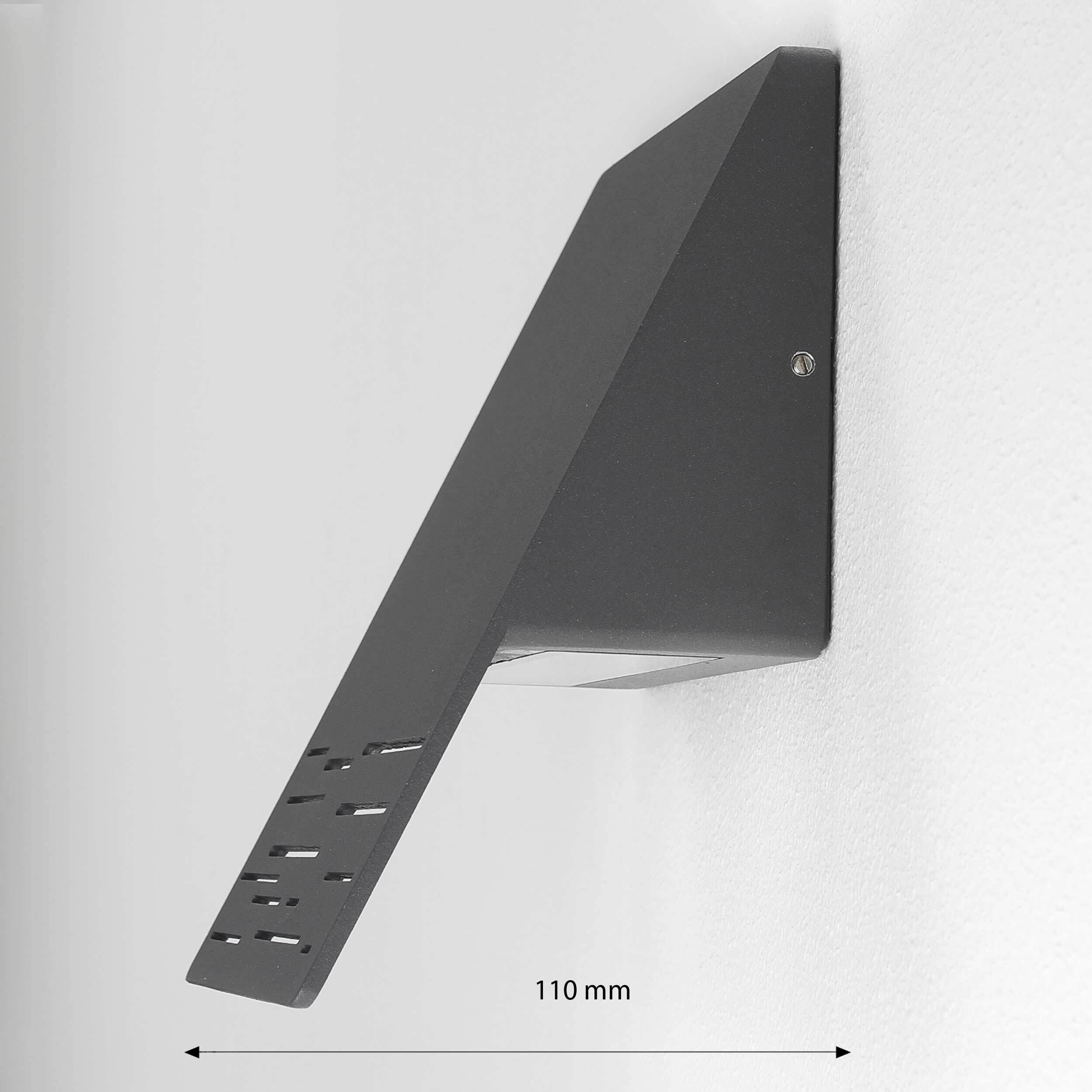 Applique murale d'extérieur moderne LED anthracite Applique murale d'extérieur moderne LED anthracite