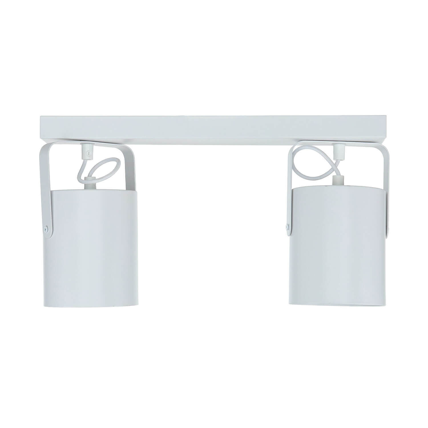 Deckenstrahler Weiß 2 flmg E27