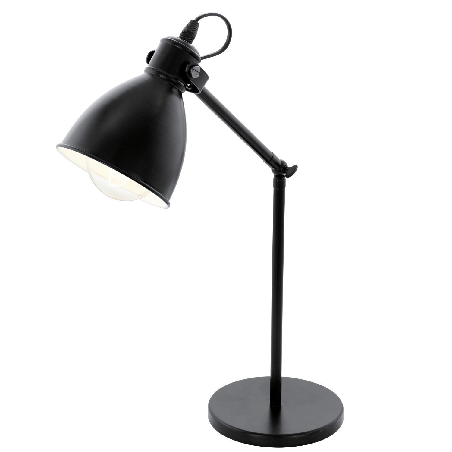 Extraordinaire lampe de table Priddy Blanc