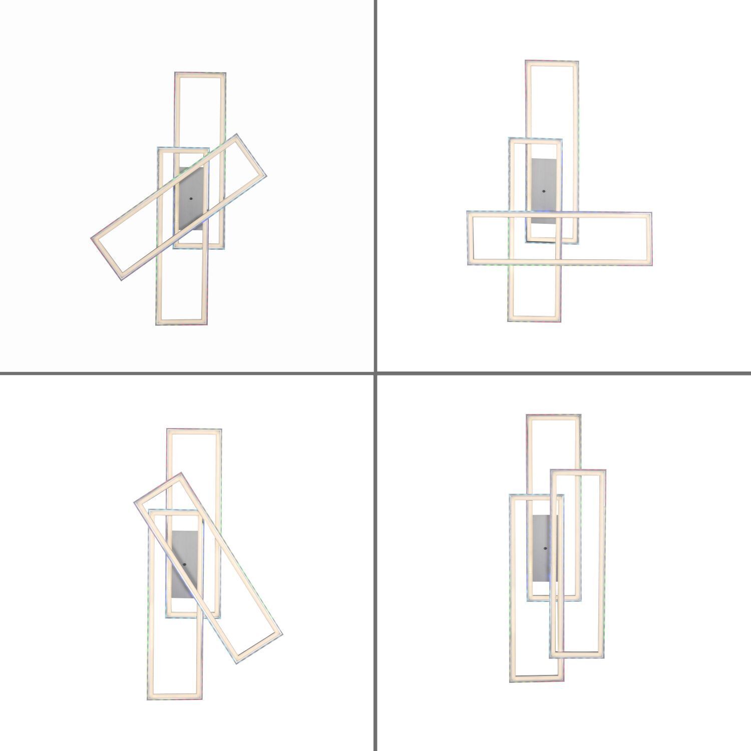 LED Deckenlampe Rainbow RGB dimmbar 5600 lm L:101,2 cm