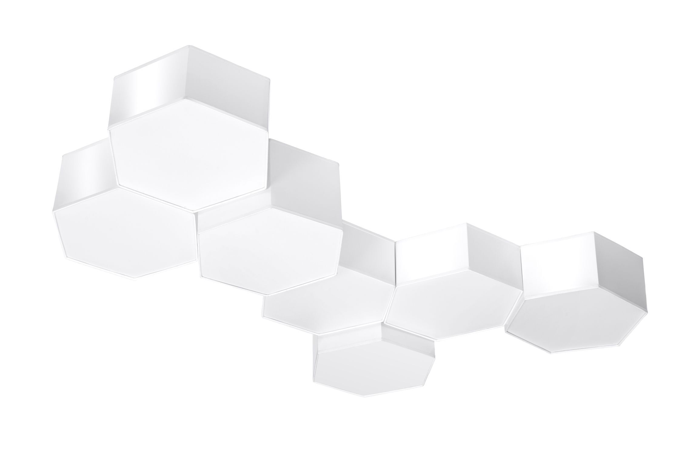 Deckenlampe Weiß L: 30,5 cm klein 2x E27 Modern blendarm Deckenleuchte