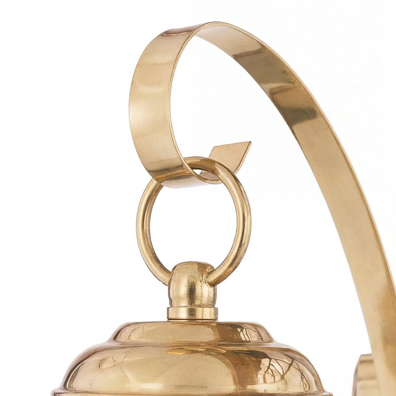 aussen-wandleuchte-aussenlampe-regina-2-flammig-messing-poliert-vintage-05 gold, metall, glocke, ring, dekorativ