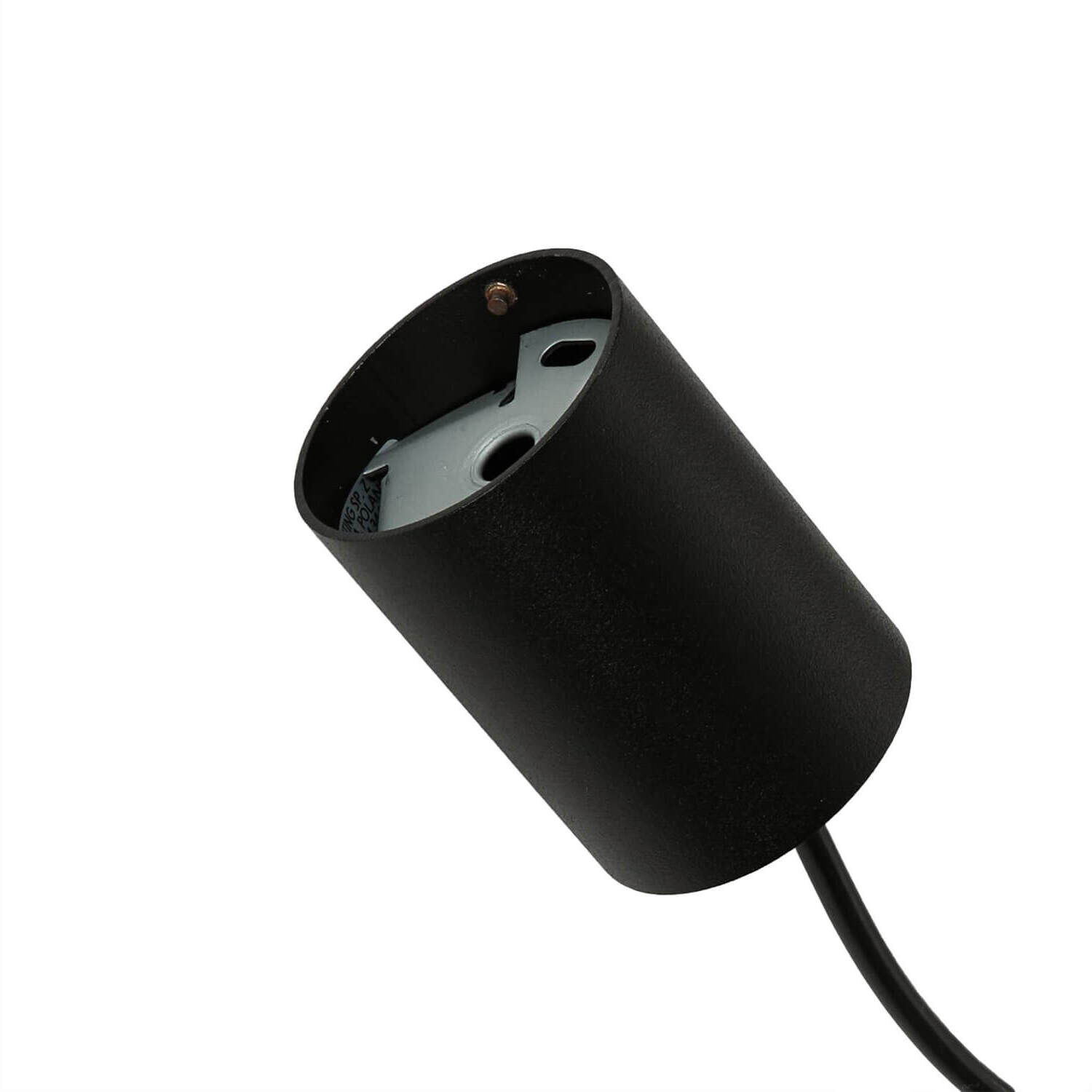 Runde Pendelleuchte Schwarz Ø11 cm GU10 Metall Modern Adapter, Elektronik, Stecker