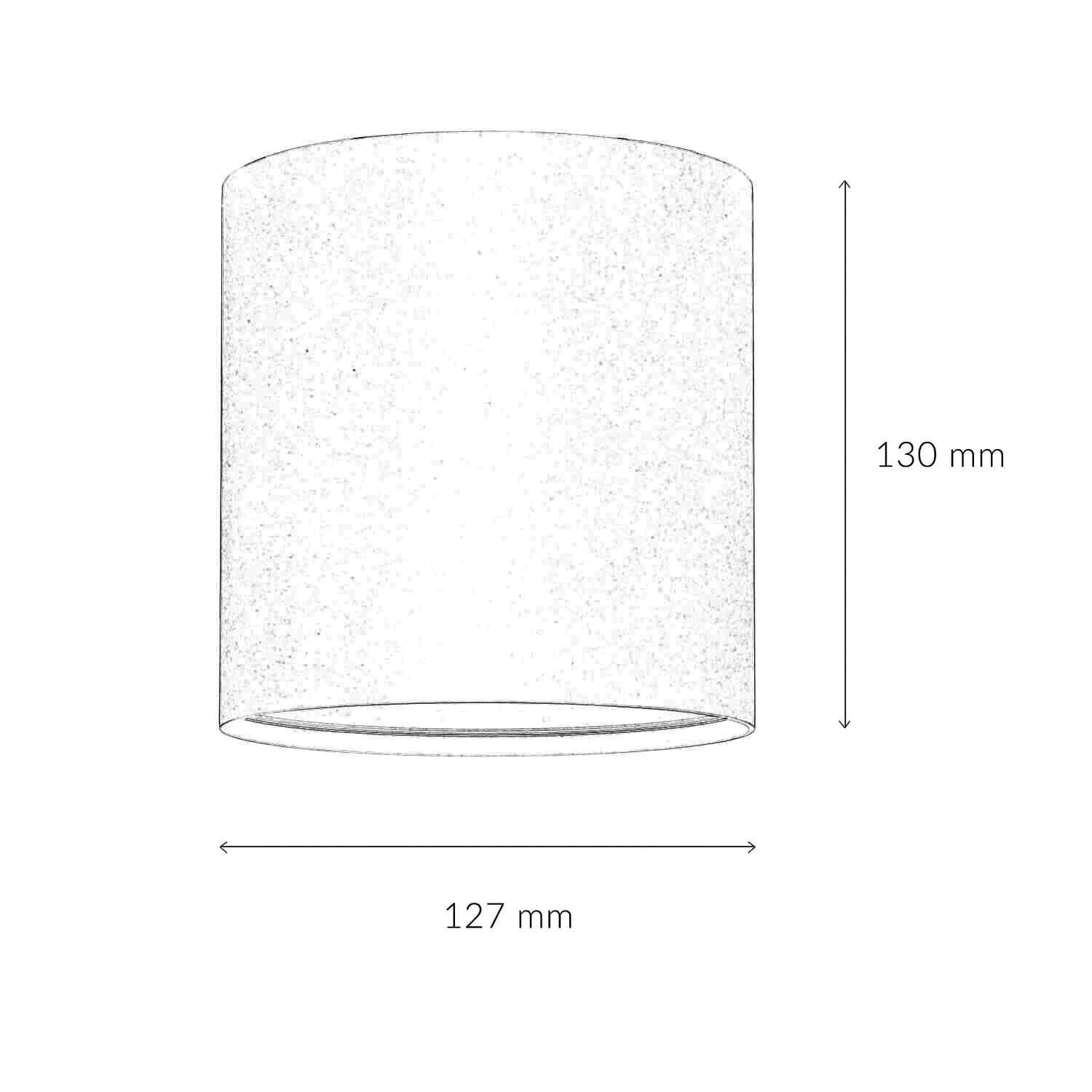 Spot à poser blanc moderne rond Ø13cm GU10 POINT