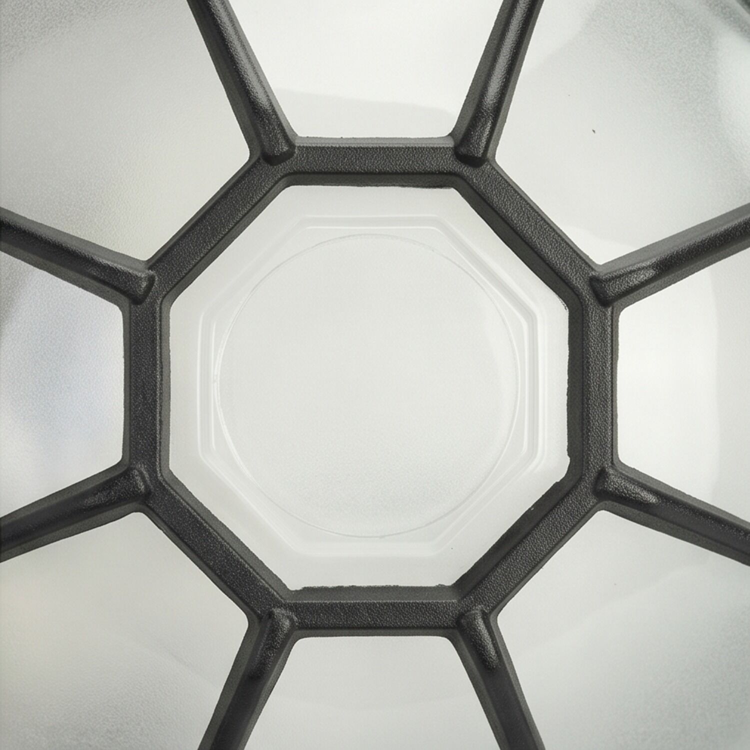 le51578-deckenleuchte-terrasse-eingangsbereich-balkon-aussen-matt-rustikal-ip44-schwarz-06 glow-in-the-dark, hexagonal, Rahmen, stabil, Gitter
