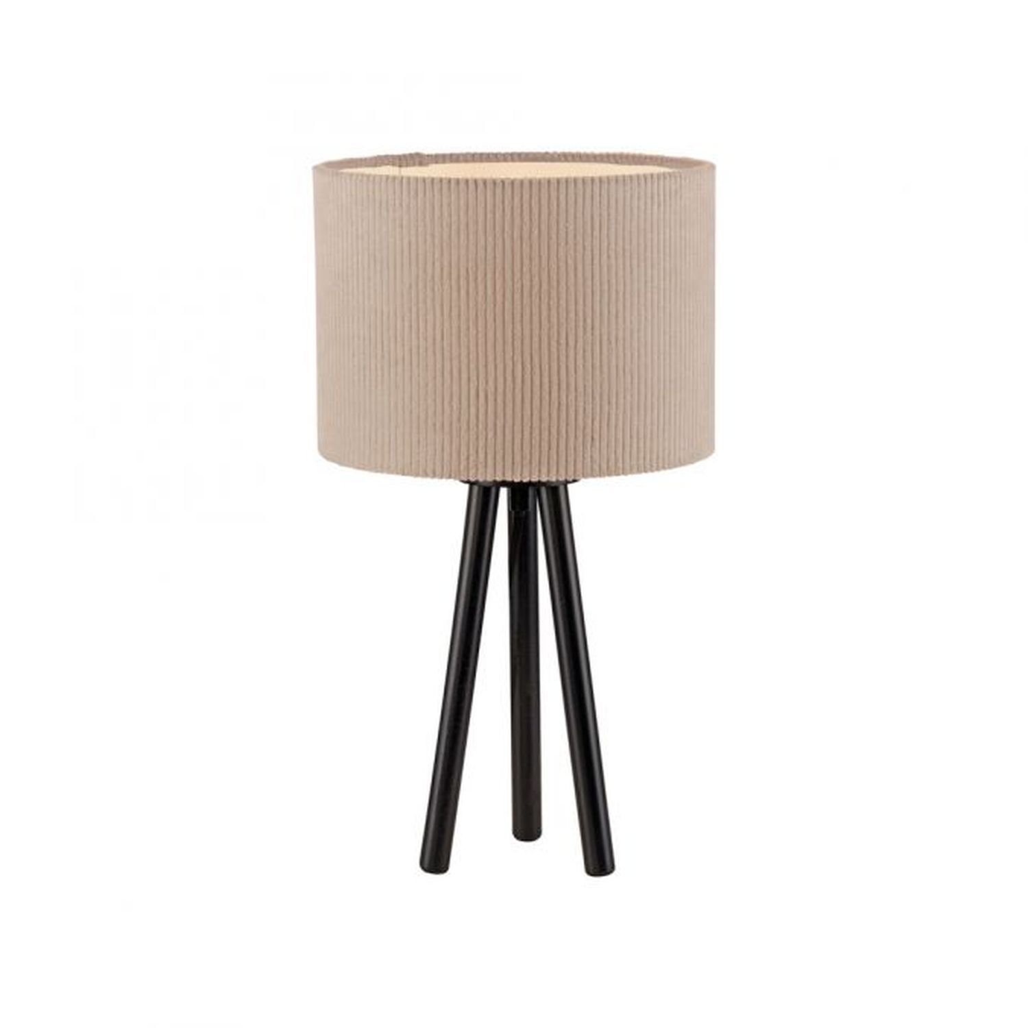 Blendarme Lampe de table Tripod Abat-jour en tissu E27 46 cm