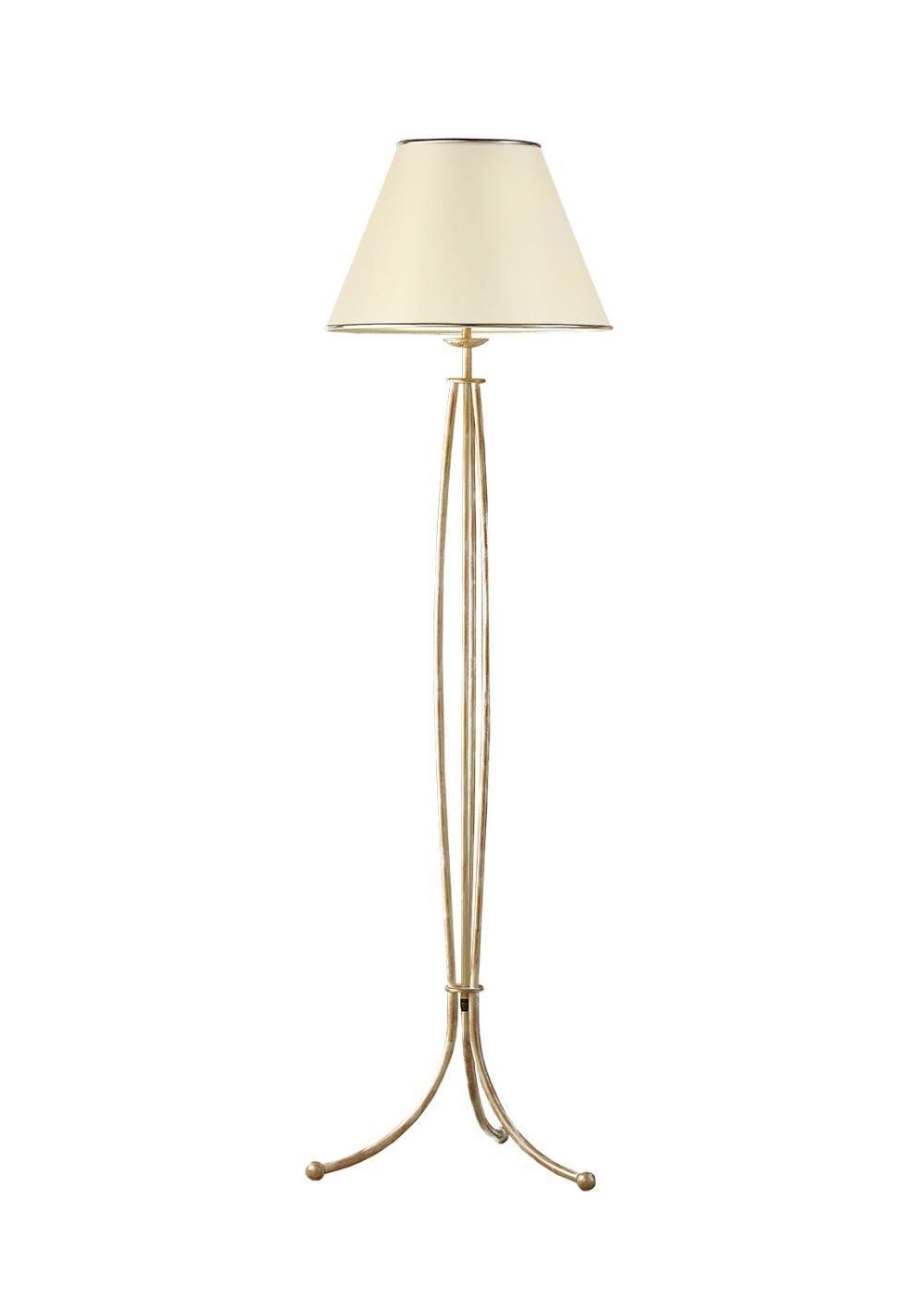 Lampadaire shabby or 163cm BERTHA lampe E27