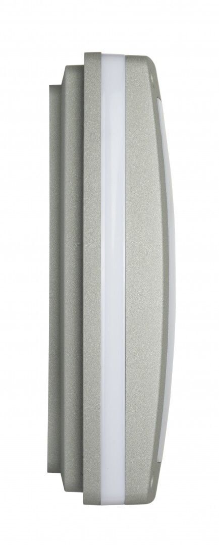 Lampe d'extérieur MOLEN en argent faible éblouissement 2x E27 IP44