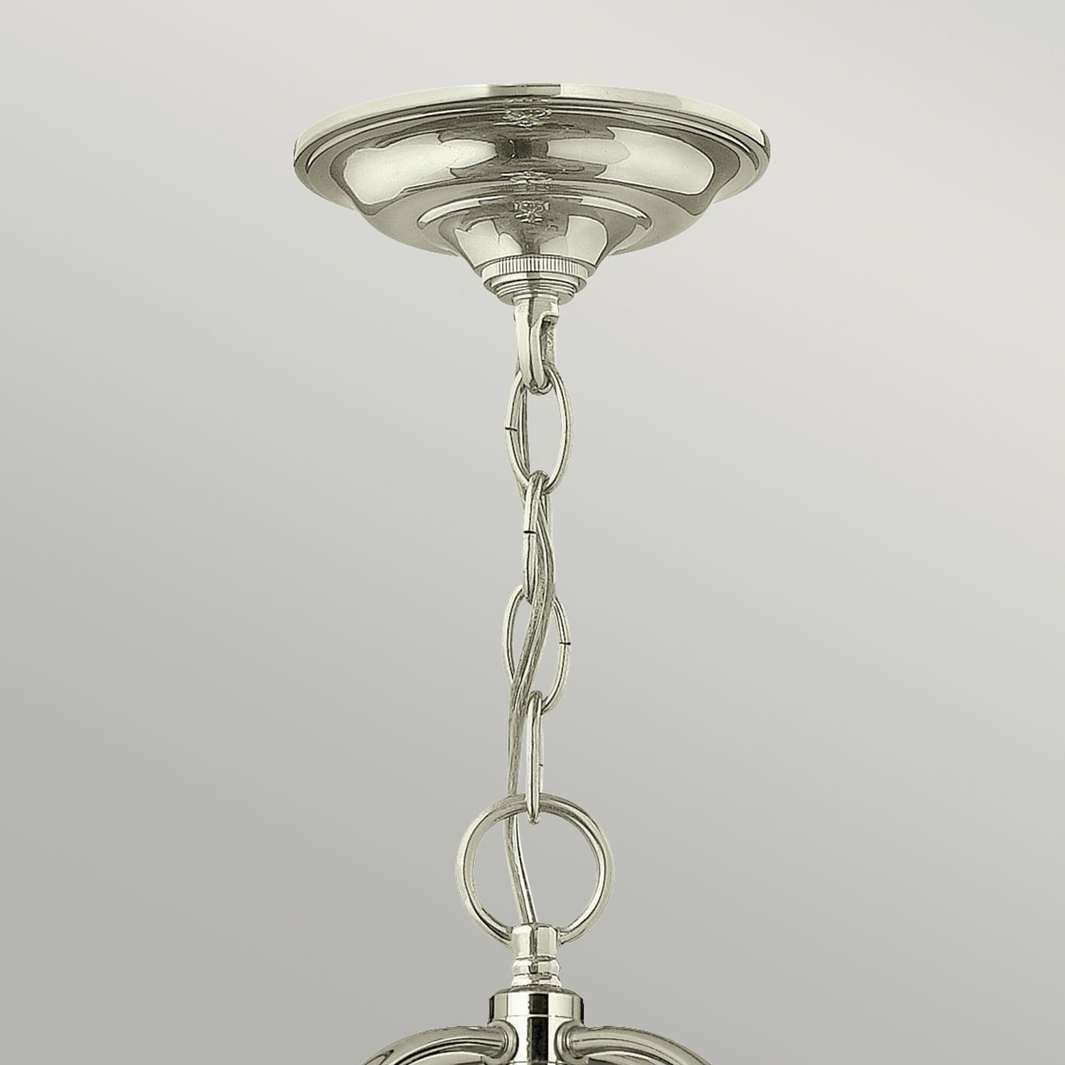 Lampe à suspendre métal verre Art Nouveau AVELINE