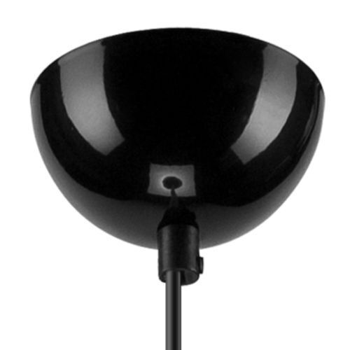 Lampe à suspendre de table noir métal 6-flmg