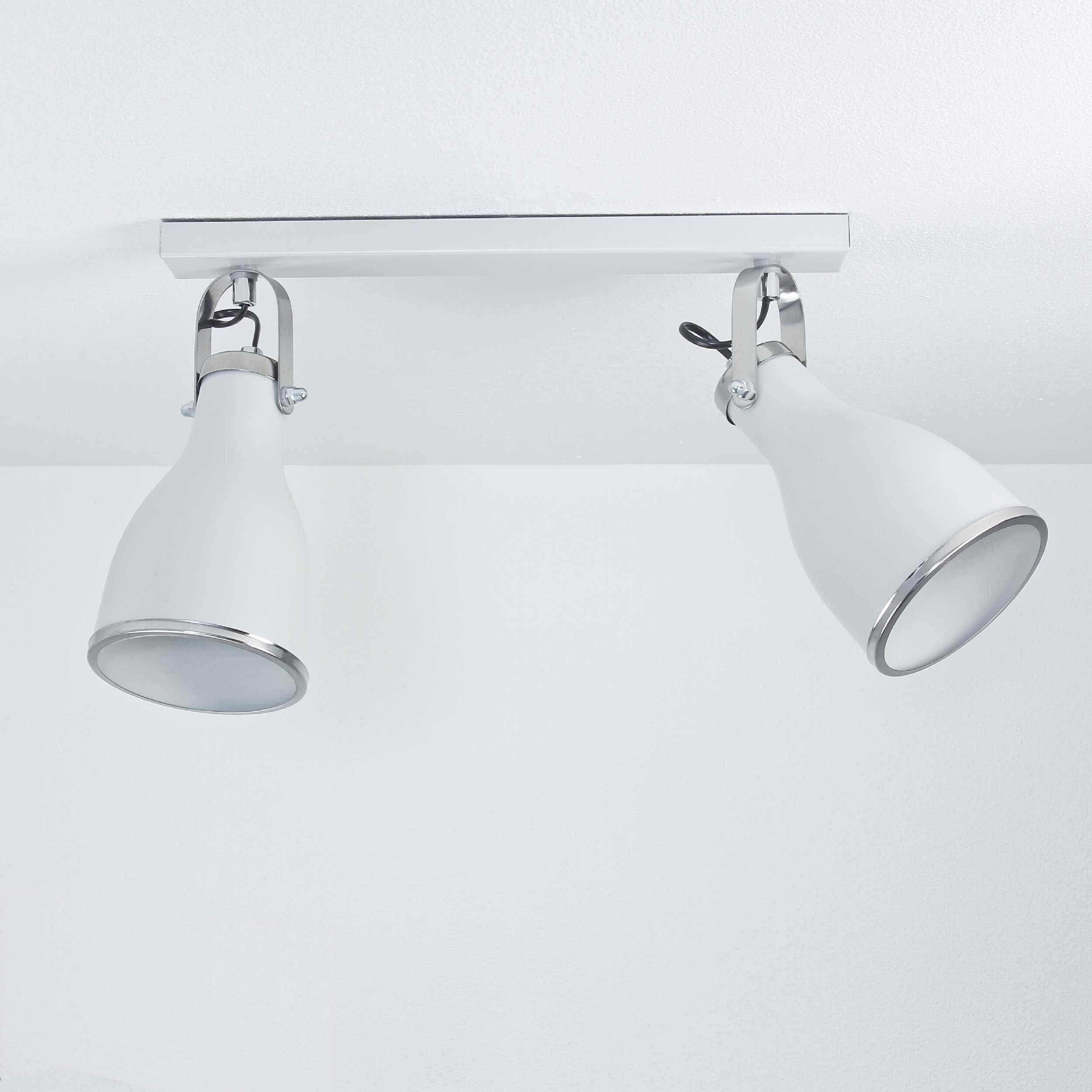 Spot BJORN GREY en gris 2-flmg Beleuchtung, Badezimmer, Drinnen, Zimmer, Duscharmatur